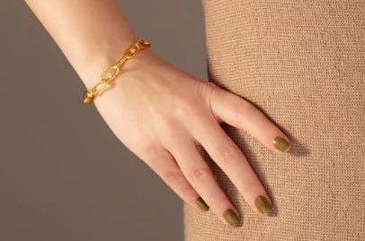 Gurhan Hoopla Diamond Link Bracelet