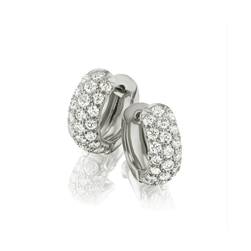 Suna Diamond Huggie Earrings