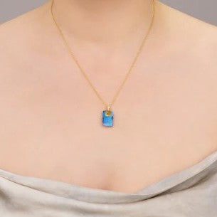 Gurhan Wishbone Gold Opal Pendant