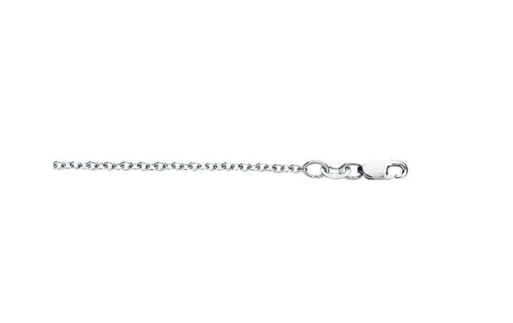 White Gold Cable Chain