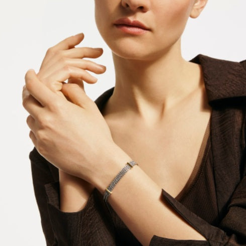 John Hardy Gold and Silver Chain Bracelet