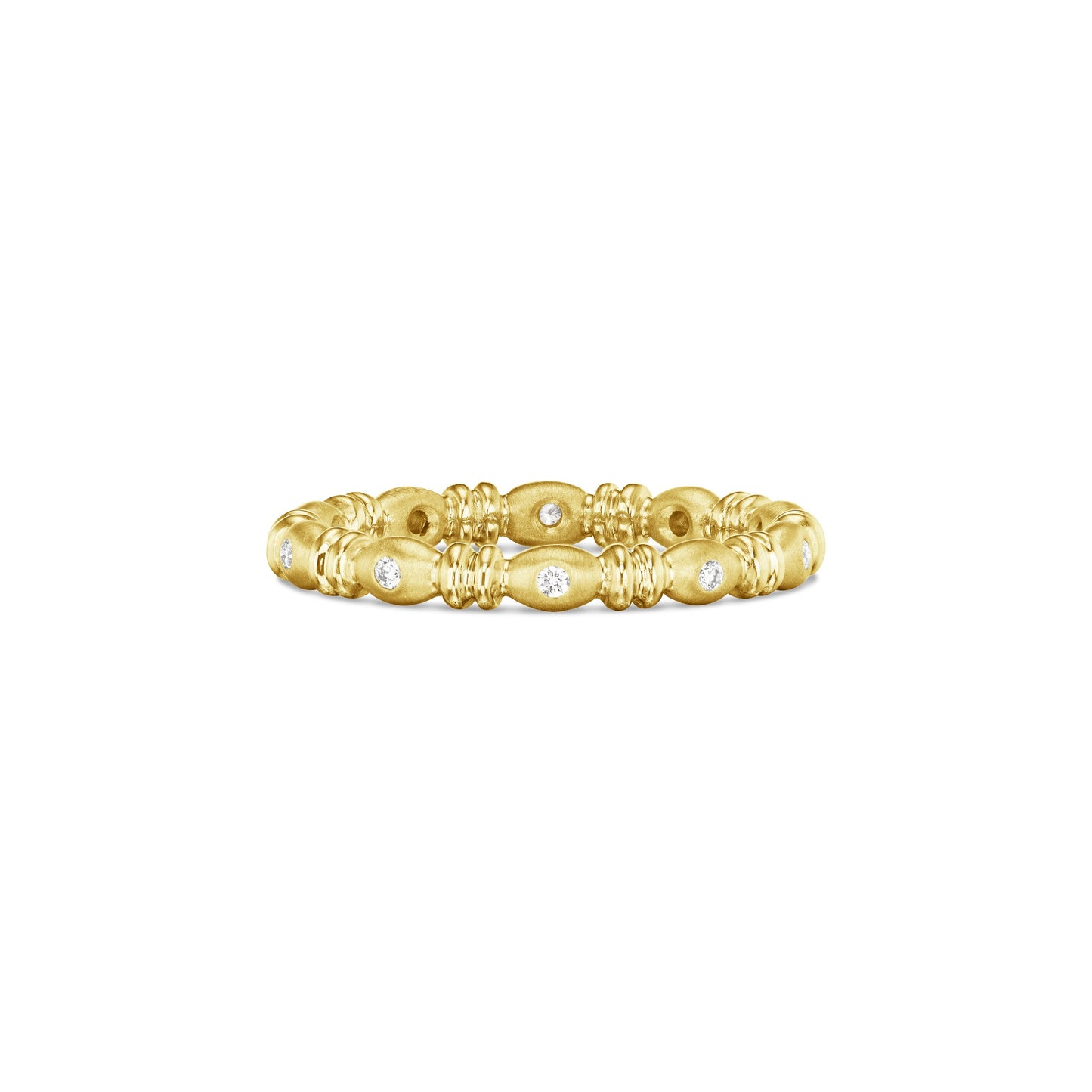Chris Correia Skinny Gumdrop Diamond Band Ring