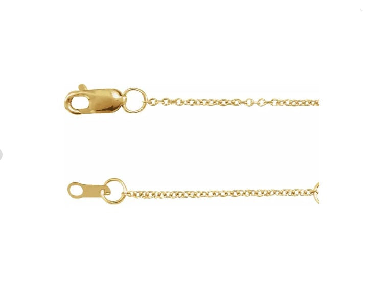 Yellow Gold Cable Link Bracelet