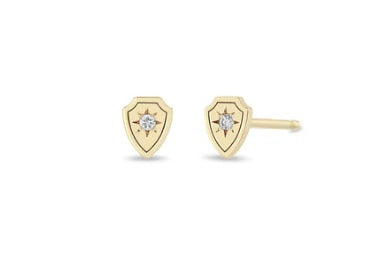 Zoe Chicco Diamond Stud Earrings
