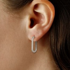 Sterling Silver Hoop Earrings