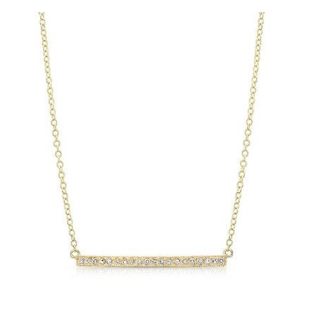 Diamond Bar Pendant