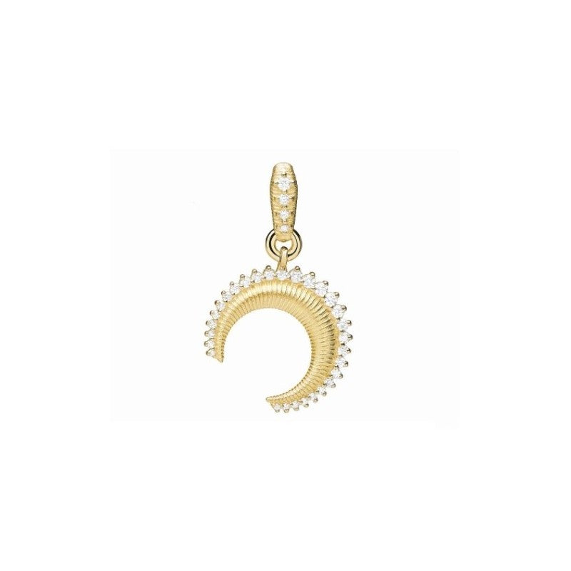 Paul Morelli Diamond Crescent Charm
