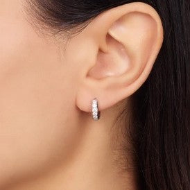 Gurhan Hoopla Sterling Silver Huggie Earrings