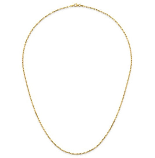 Yellow Gold Cable Chain