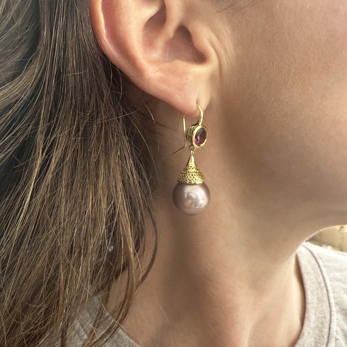 Ray Griffiths Pearl Earrings