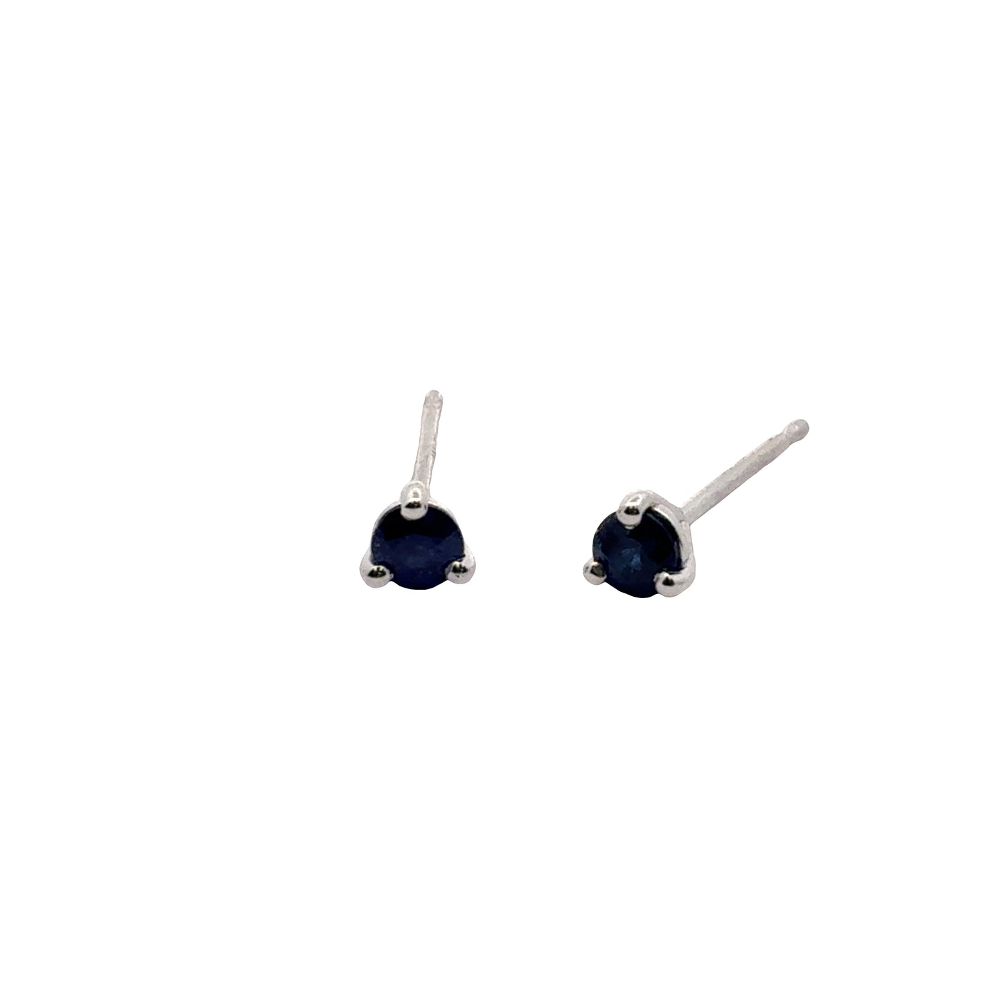 Blue Sapphire Stud Earrings