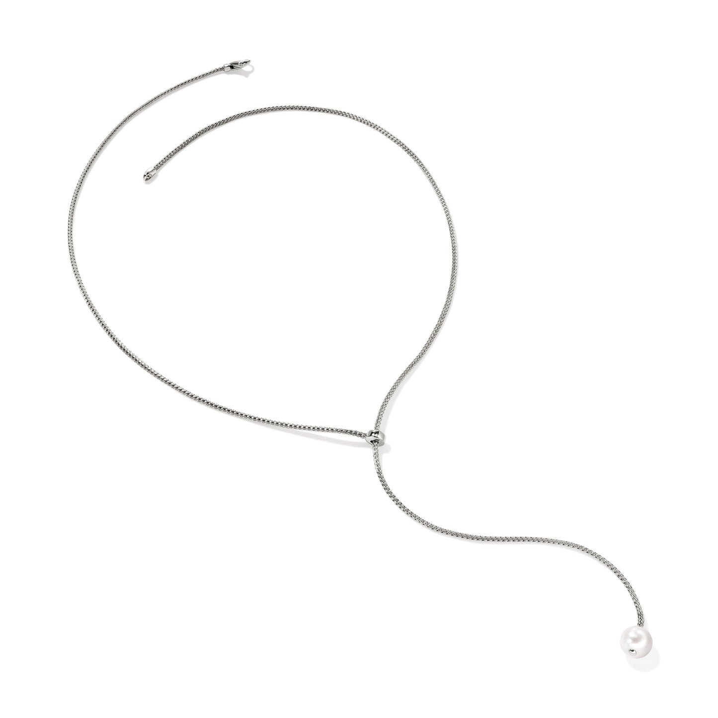 John Hardy Essentials Pearl Lariat Necklace
