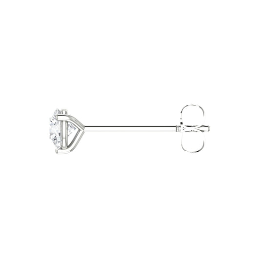 Round Diamond Stud Earrings