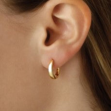 Yellow Gold Hoop Earrings
