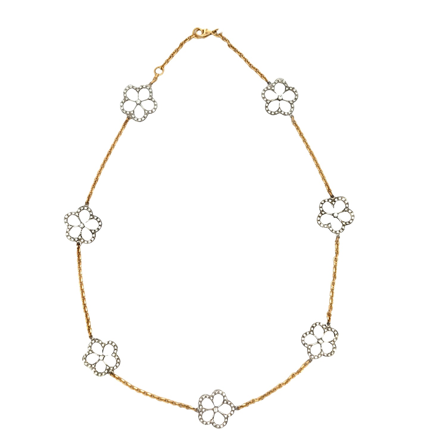 Gumuchian Daisy Diamond Necklace