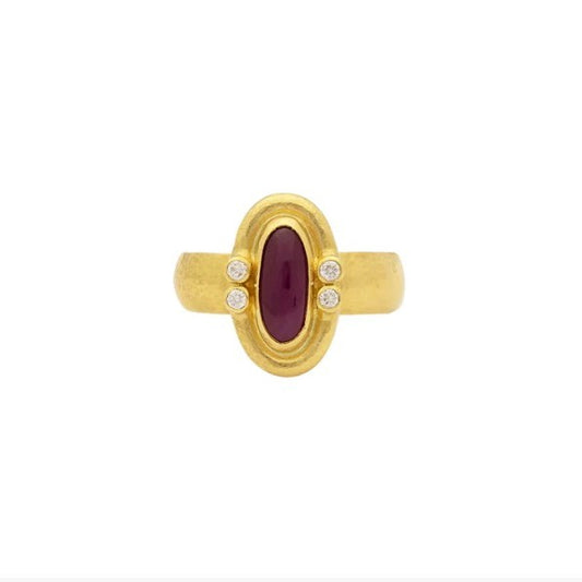 Gurhan Muse Gold Ruby & Diamond Ring