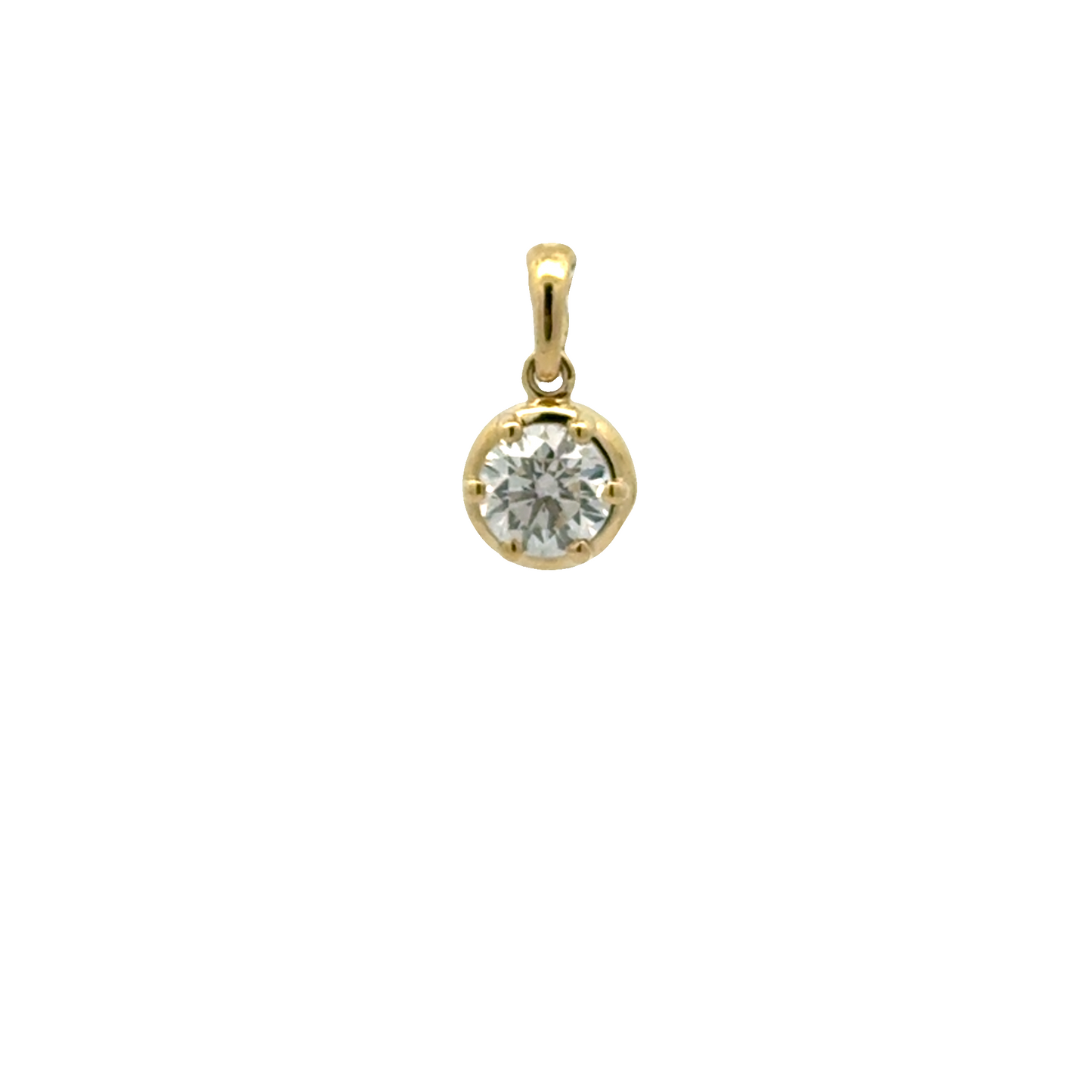 Diamond Round Pendant