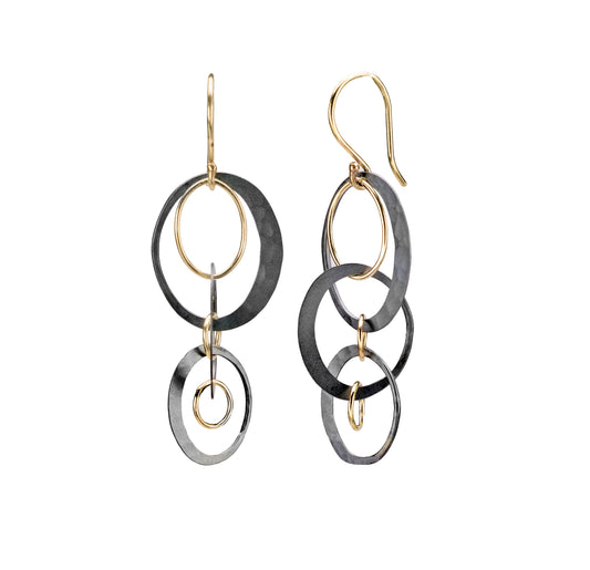 Toby Pomeroy Galaxy Silver Earrings