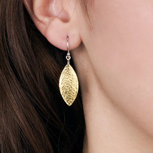 Gurhan Willow Flake Silver Earrings