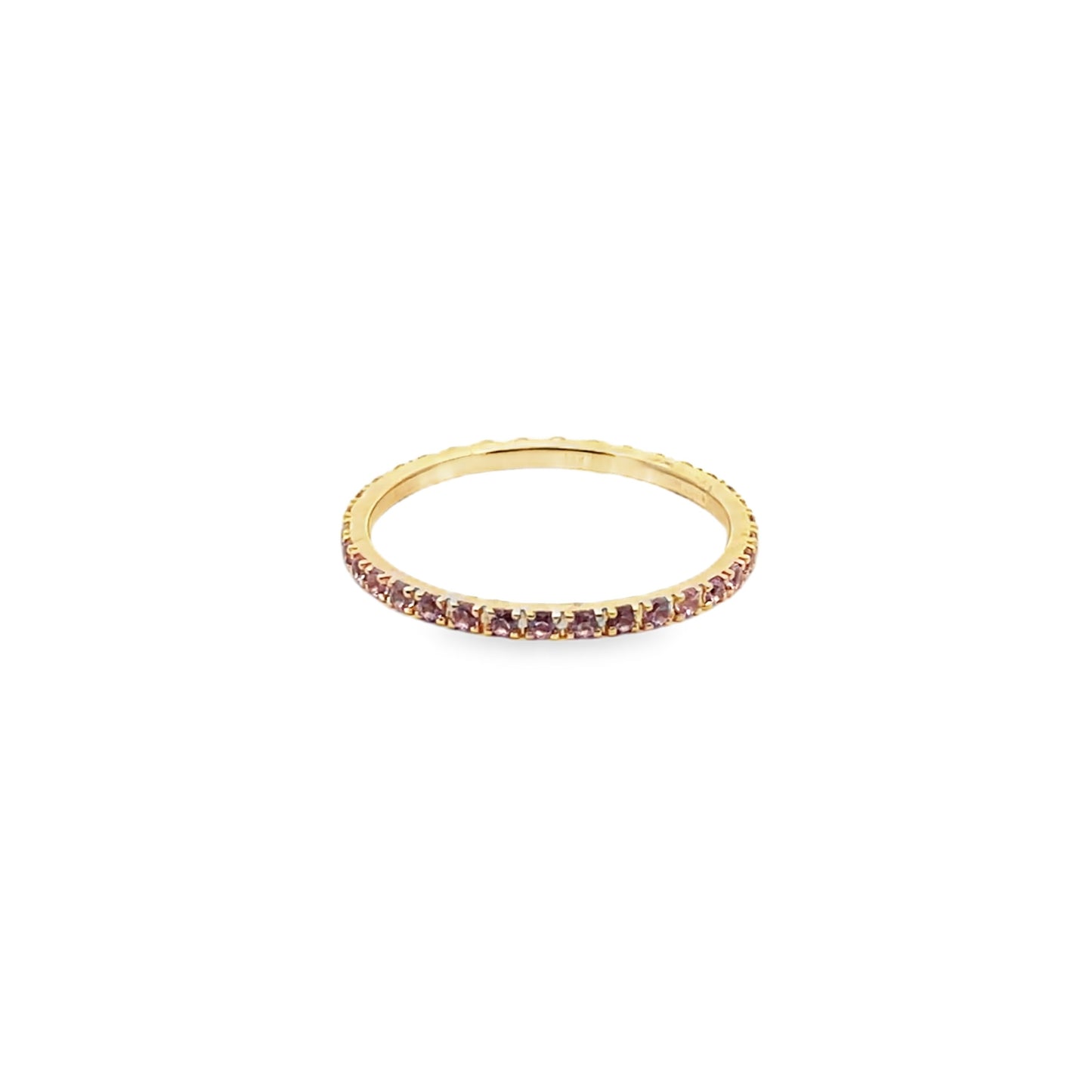 Pink Sapphire Eterntiy Band