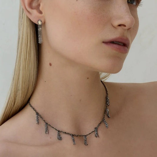 Marie Laure Chamorel Braided Necklace