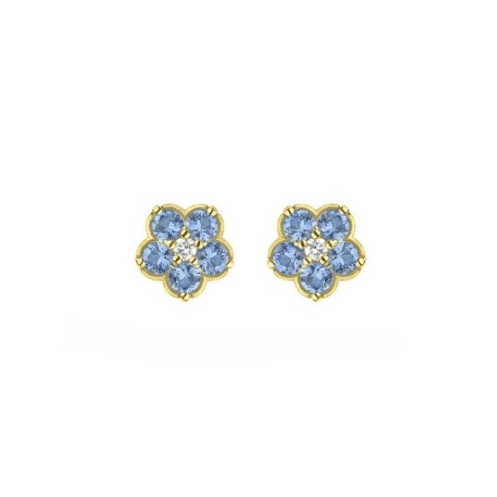 Paul Morelli Wild Child Sapphire Stud Earrings