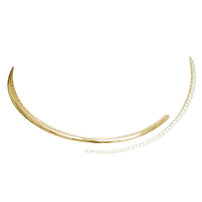 Yeprem Golden Strada Diamond Collar