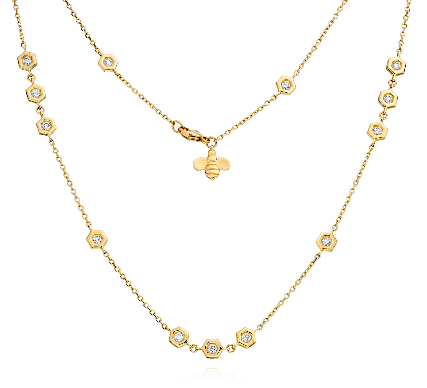 Gumuchian Multi Diamond Necklace