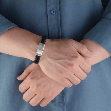 Gurhan Men's Leather Cord Bracelets