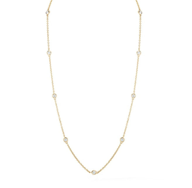 Diamond Station Necklace