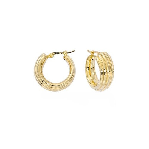 Yellow Gold Hoop Earrings