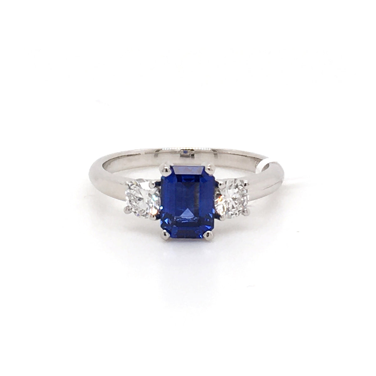 Suna Blue Sapphire and Diamond Ring