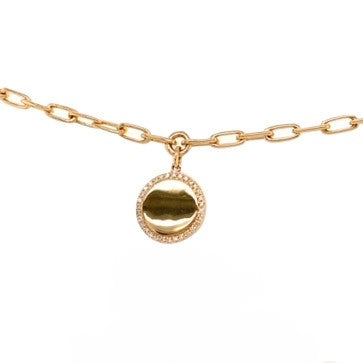 Diamond Disc Bracelet