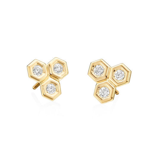 Gumuchian B Collection Diamond Stud Earrings