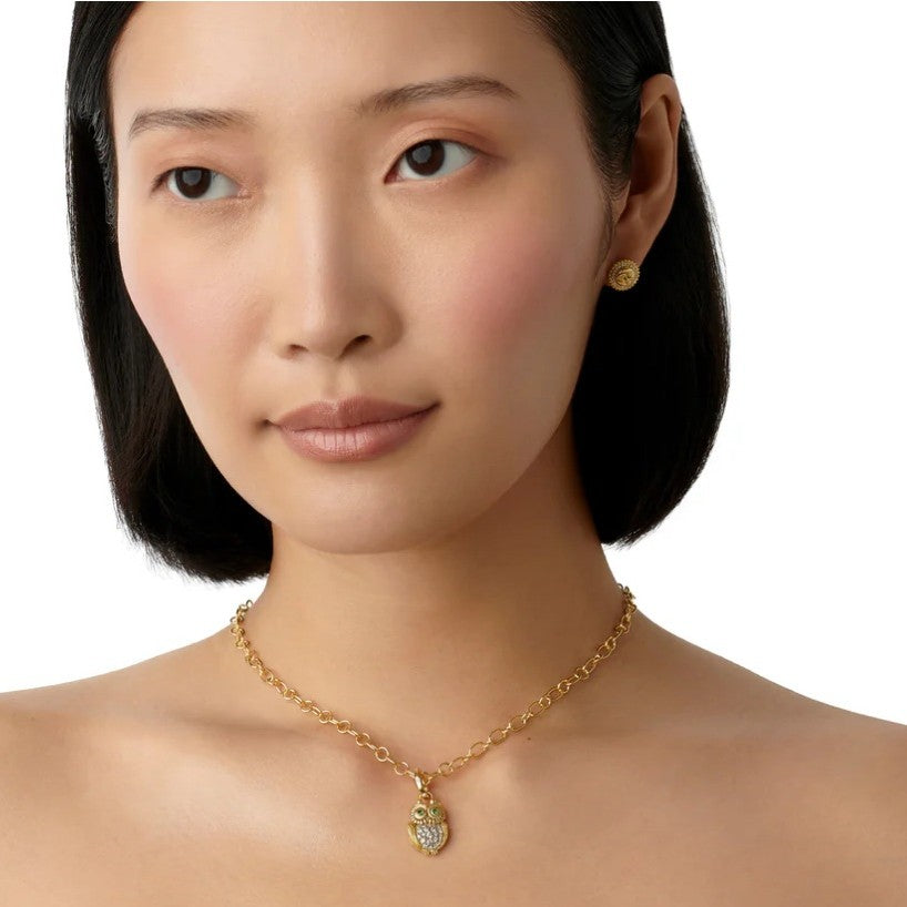 Temple St. Clair Gemmy Owl Locket