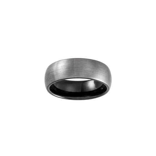 Black Titanium 6mm Band Ring