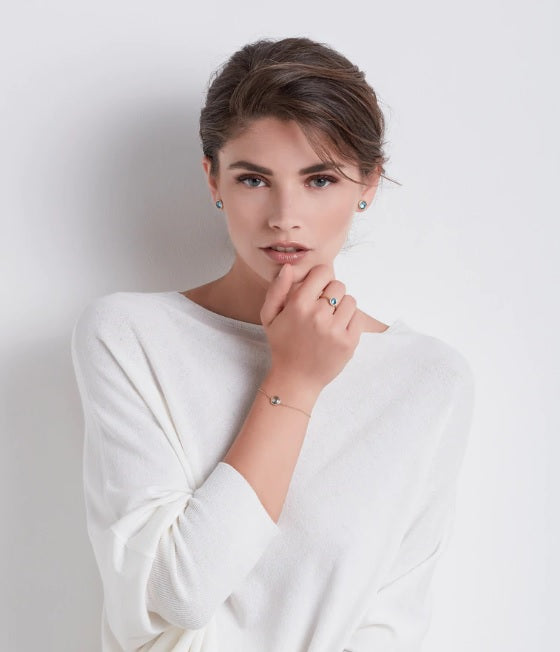 Marco Bicego Jaipur Blue Topaz Stud Earrings