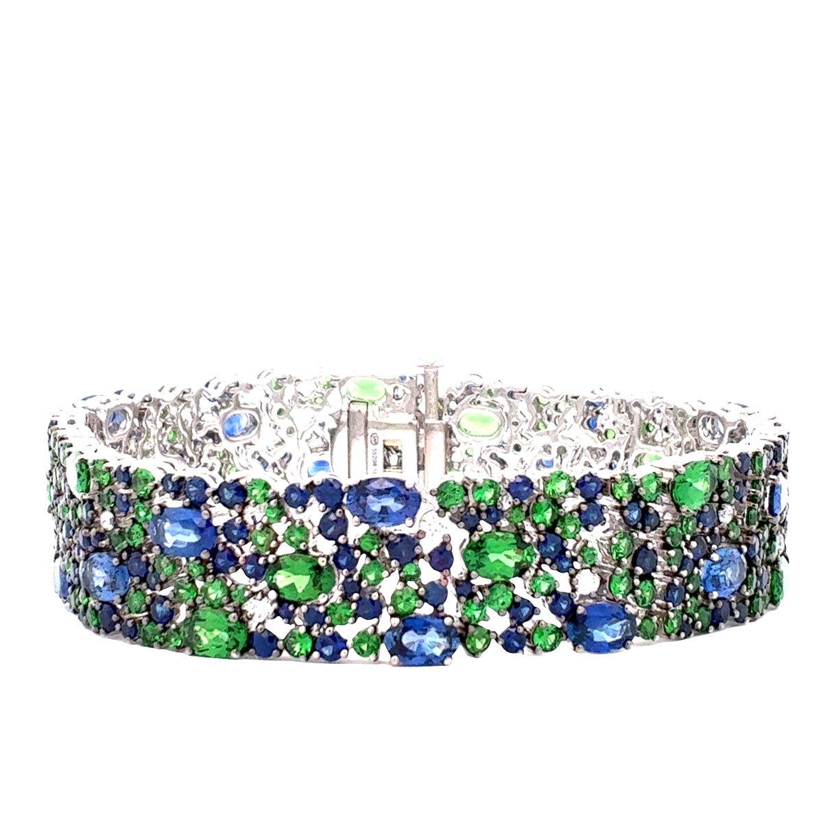 Robert Procop Sapphire & Tsavorite Bracelet