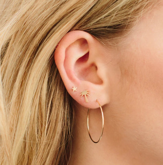 Zoë Chicco Single Star Stud Earring