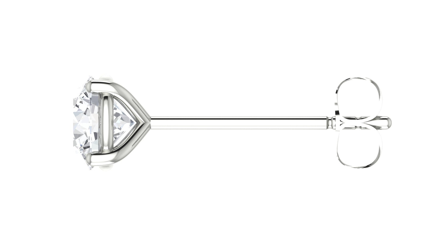 Round Diamond Earrings