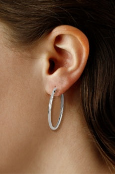 Sterling Silver Hoop Earrings