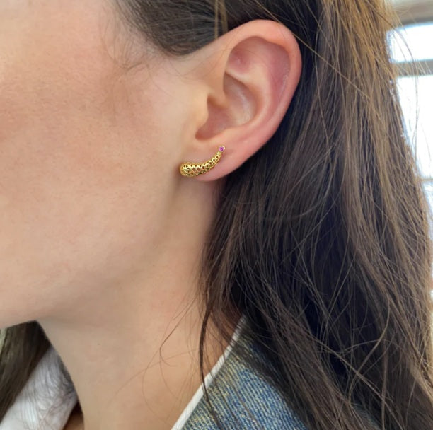 Ray Griffiths Climber Stud Earrings