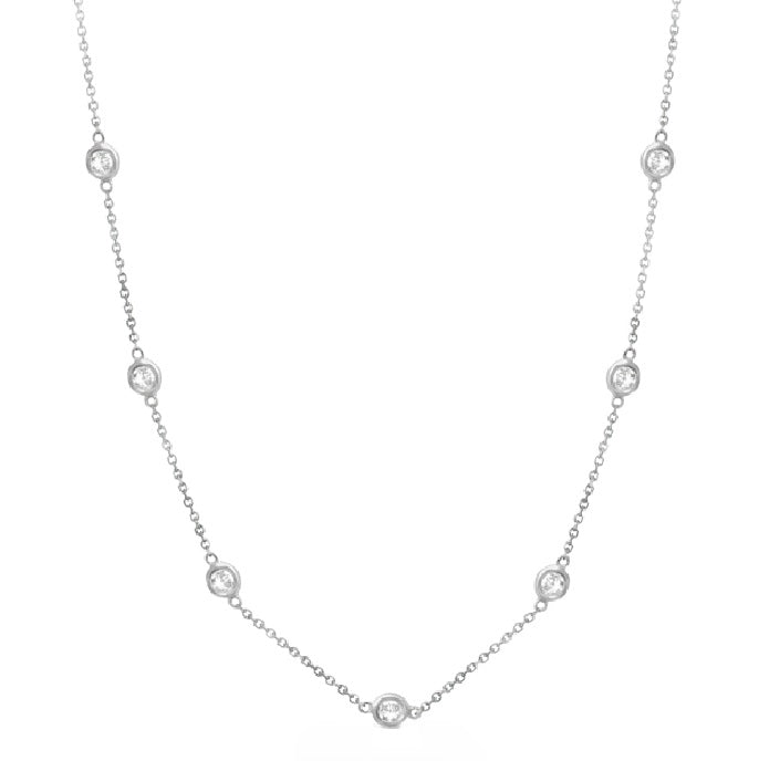 Diamond Station Necklace