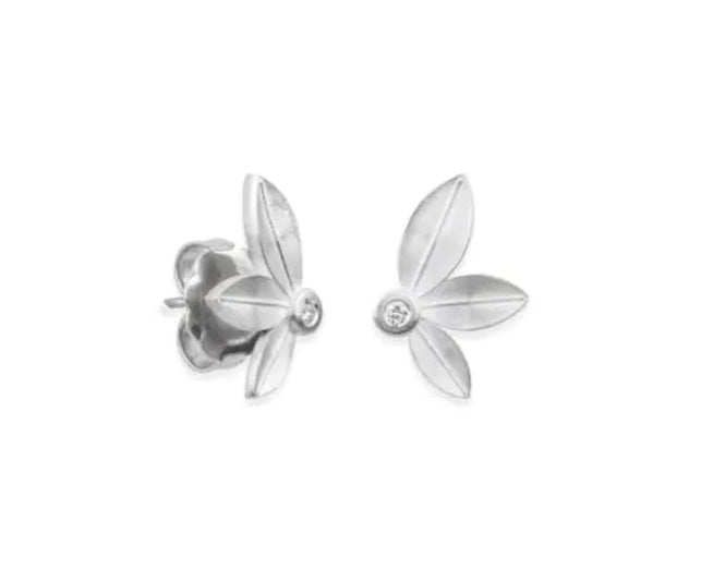 Lika Behar Ollie Sterling Silver and Diamond Studs