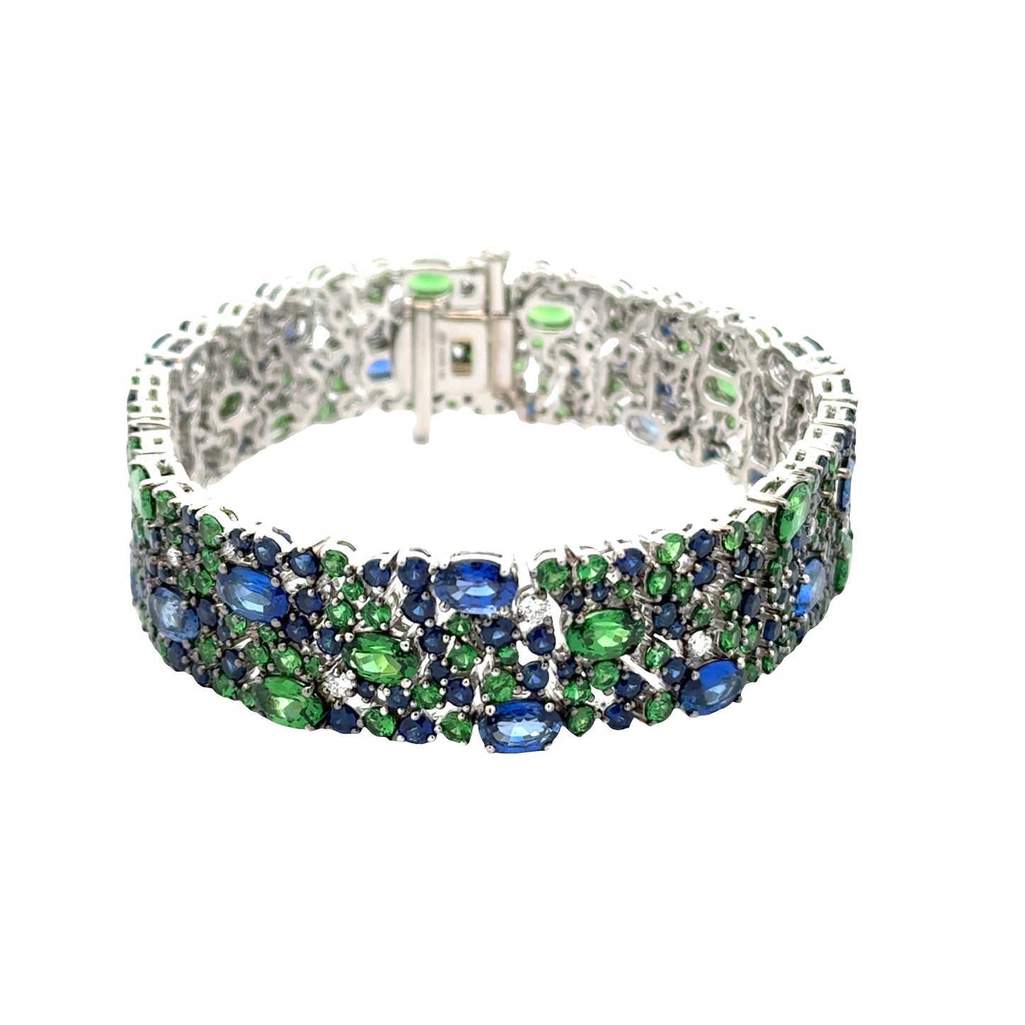 Robert Procop Sapphire & Tsavorite Bracelet