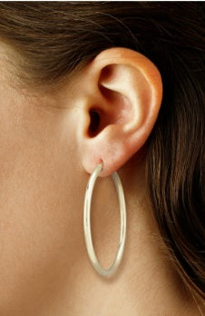Sterling Silver Hoop Earrings