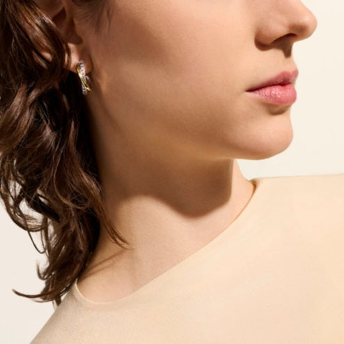 John Hardy Essentials Crossover Hoop Earrings