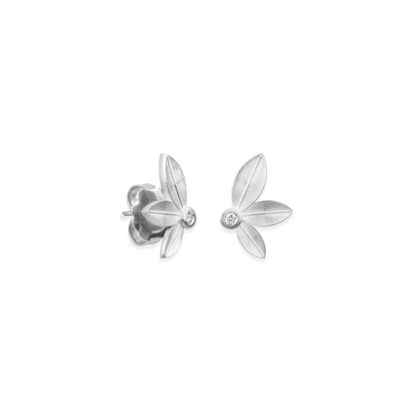 Lika Behar Ollie Sterling Silver and Diamond Studs