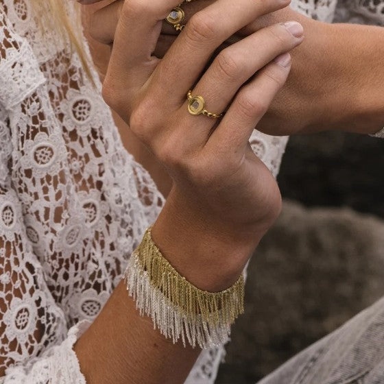 Marie Laure Chamorel Fringe Bracelet