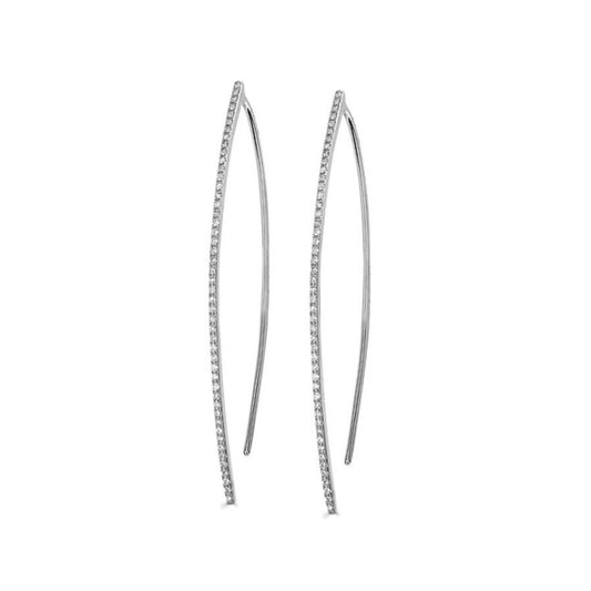 Diamond Hoop Earrings